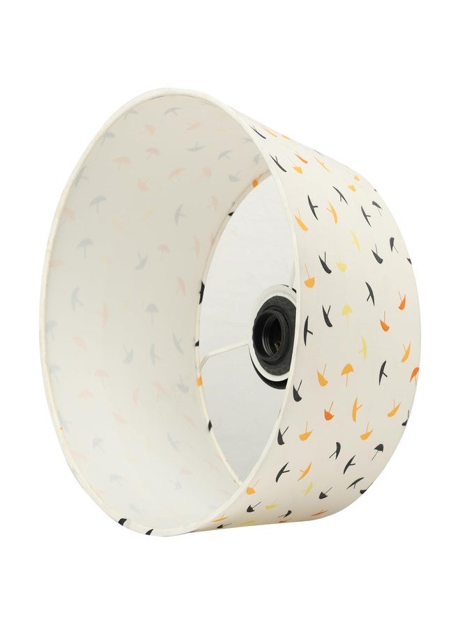 Groeien Fabric Pendant/Hanging Drum Lamp Shade, Decorative Ceiling Light Fixture for Living Room, Home, Bedroom (Modern) - Image 5